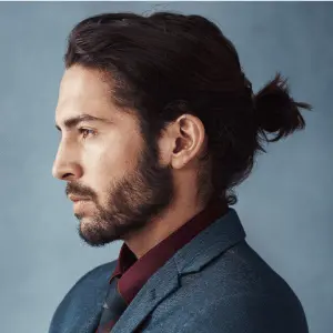 de Man bun