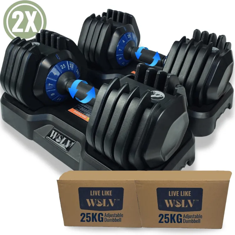 Compacte verstelbare dumbbells voor een ruimtebesparende home gym