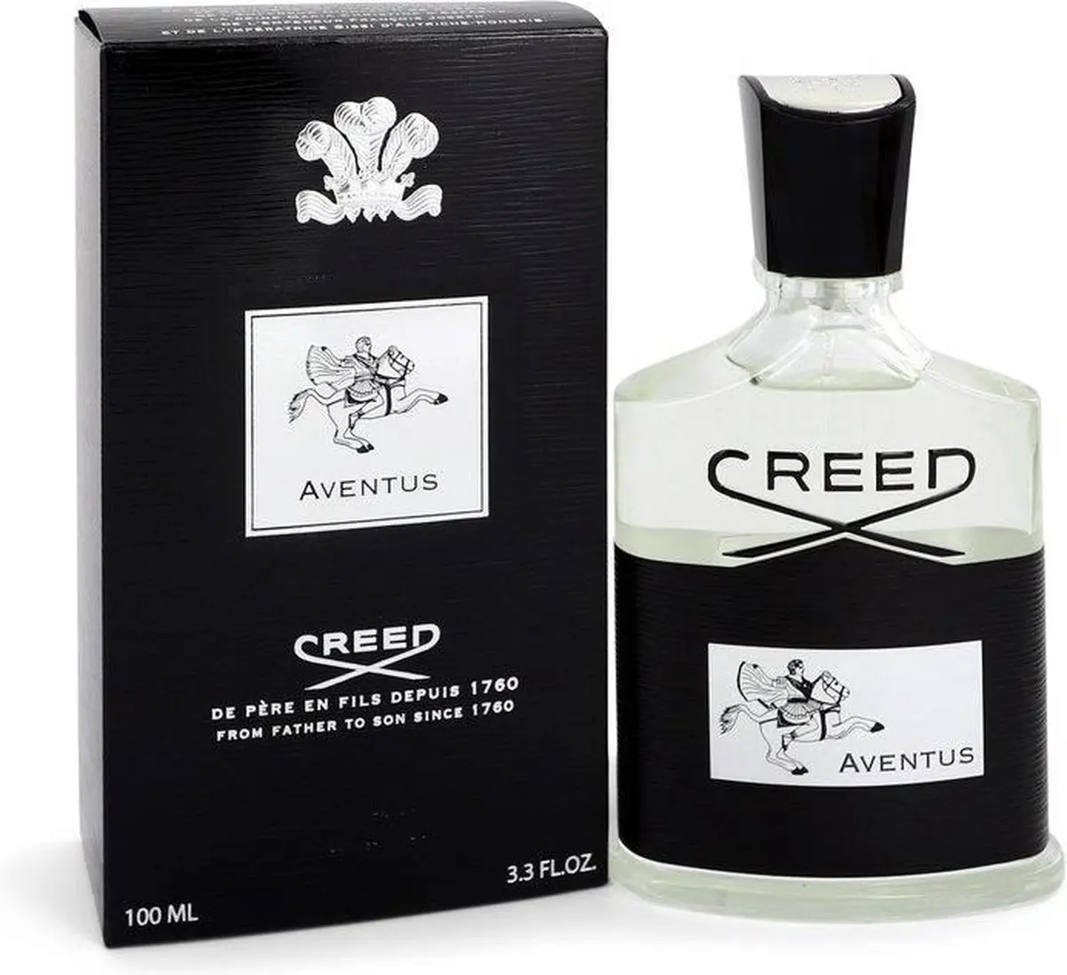 Creed Aventus Parfum - luxe zwarte flacon met een tijdloze en krachtige geur voor heren.