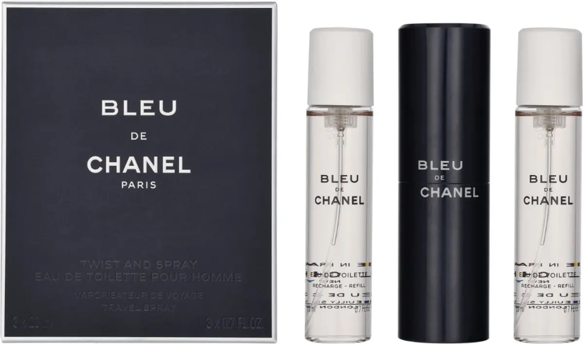 Bleu de Chanel Parfum - premium reisset met verfijnde geur voor de moderne man.