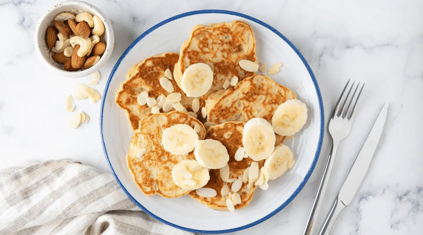 Pannenkoeken met bananen