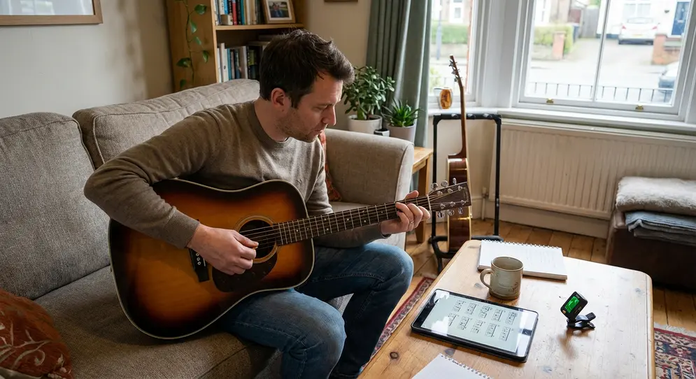Gitaar spelen