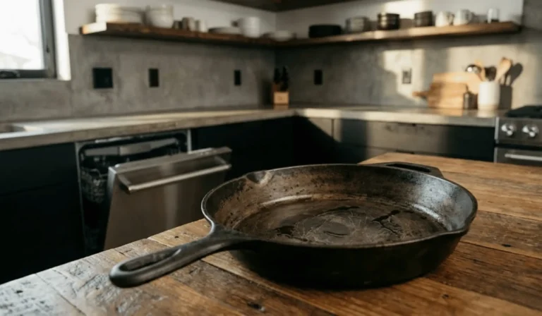 Mag een gietijzeren pan in de vaatwasser