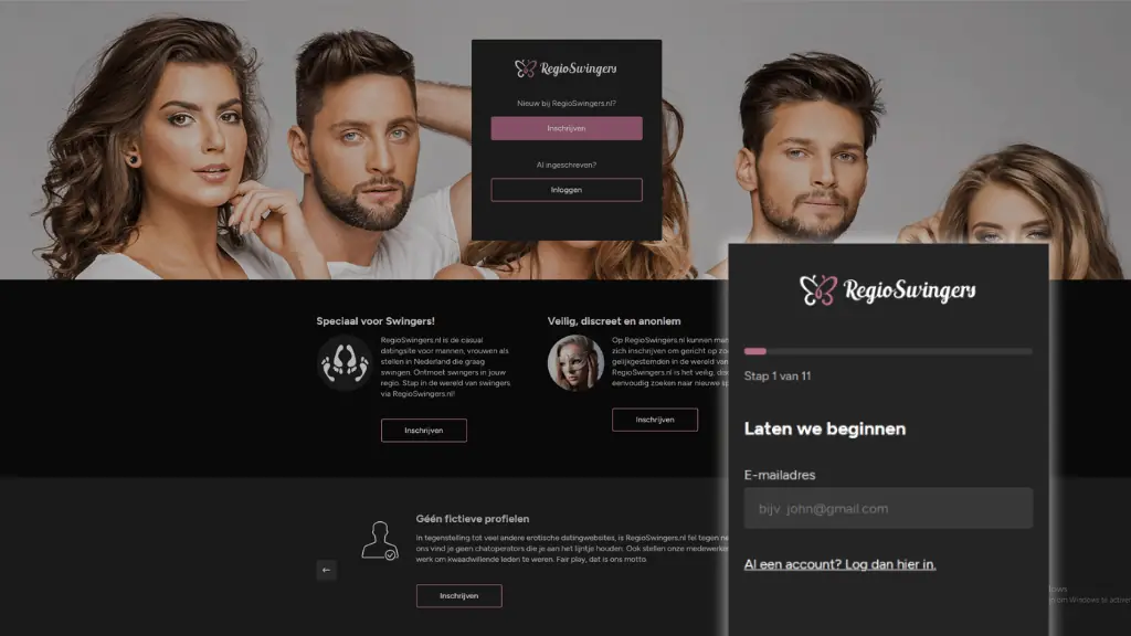 Stap 1 partnerruil site