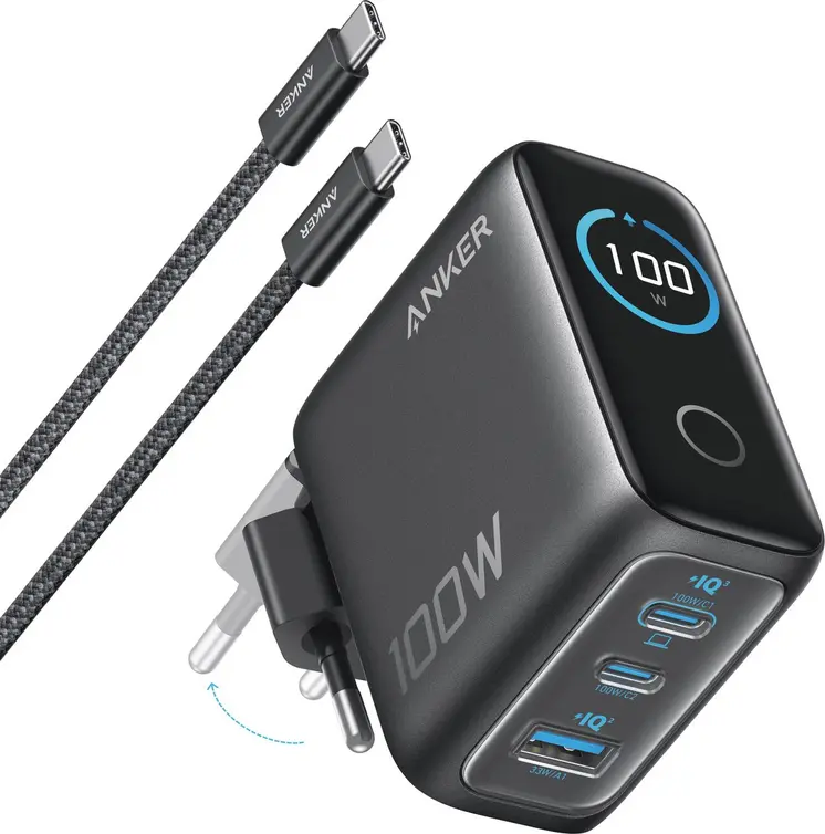 Anker 100W USB-C oplader review 2