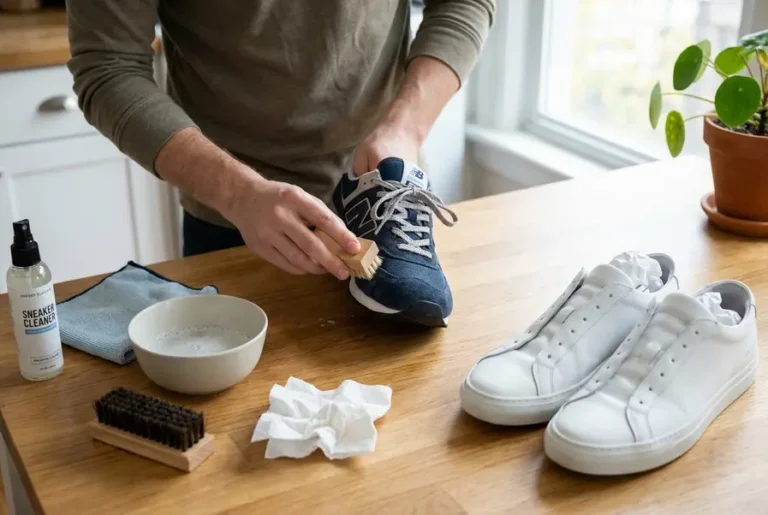 hoe maak je sneakers schoon