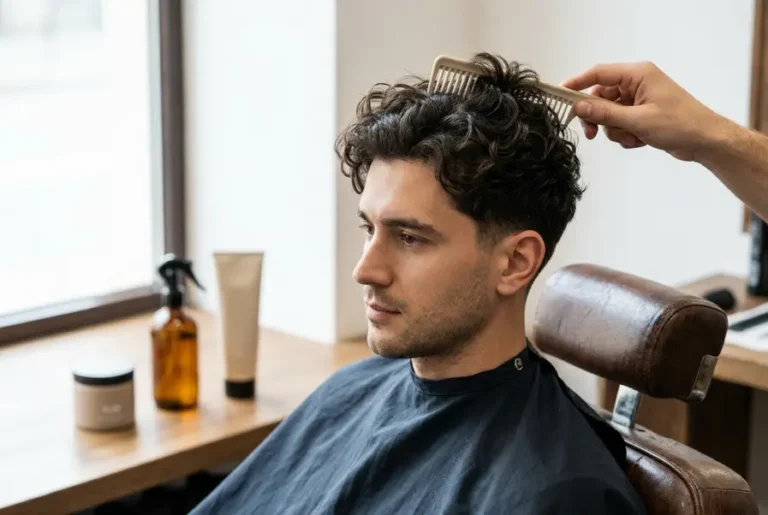 kapsel voor krullend haar mannen - meesterman