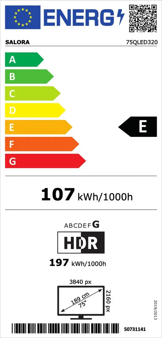 Salora 75QLED320 review 2