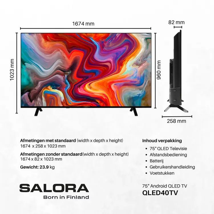 Salora 75QLED320 review 7