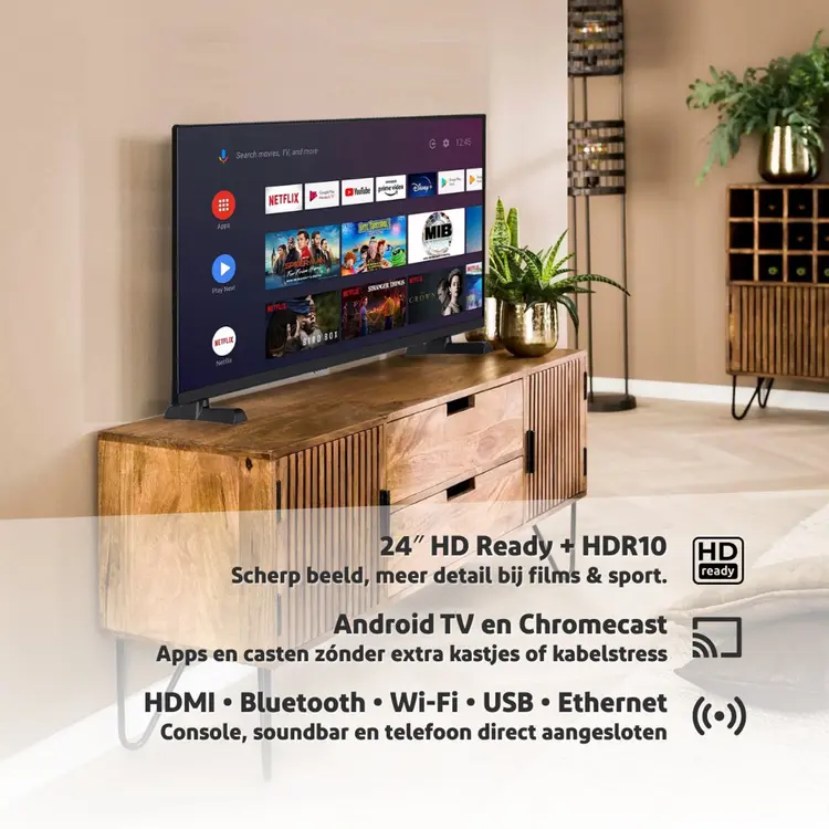 Salora SMART24TV review (2025): kleine Android TV met Chromecast, groot gemak? 4