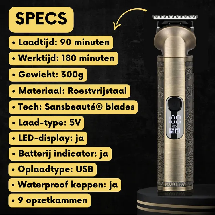 Sansbeauté 8-in-1 Baardtrimmer review: alleskunner voor baard, body en een beetje kapsel 8