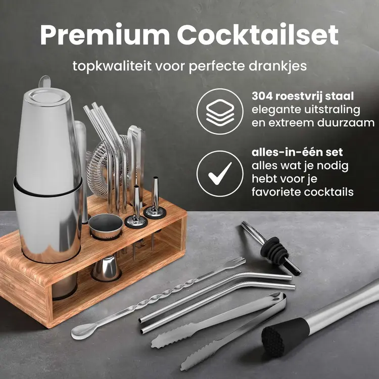 VINENCO Boston cocktailshaker set review 3