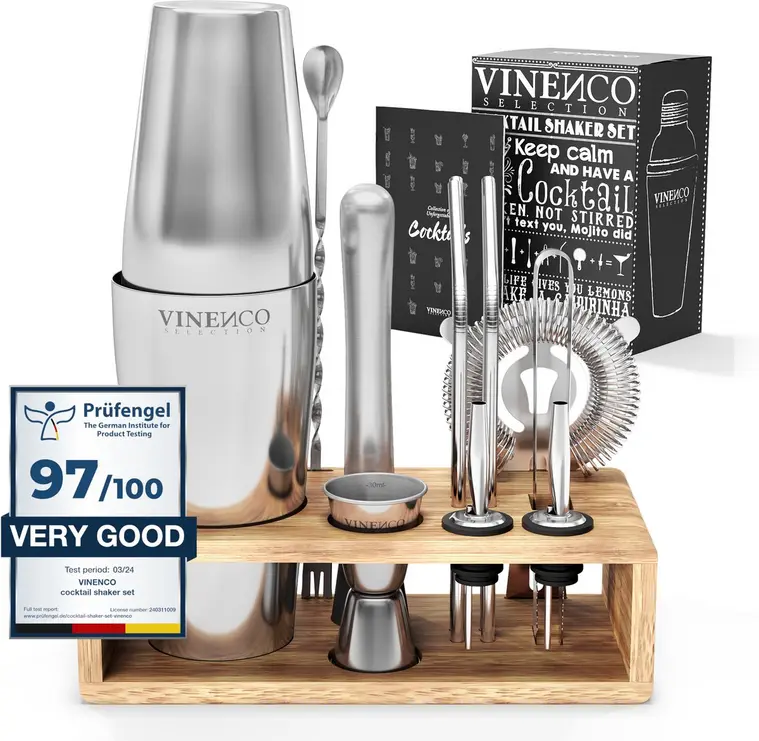 VINENCO Boston cocktailshaker set review